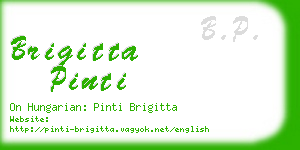 brigitta pinti business card